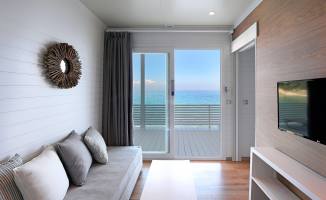 private living room with view to the sea